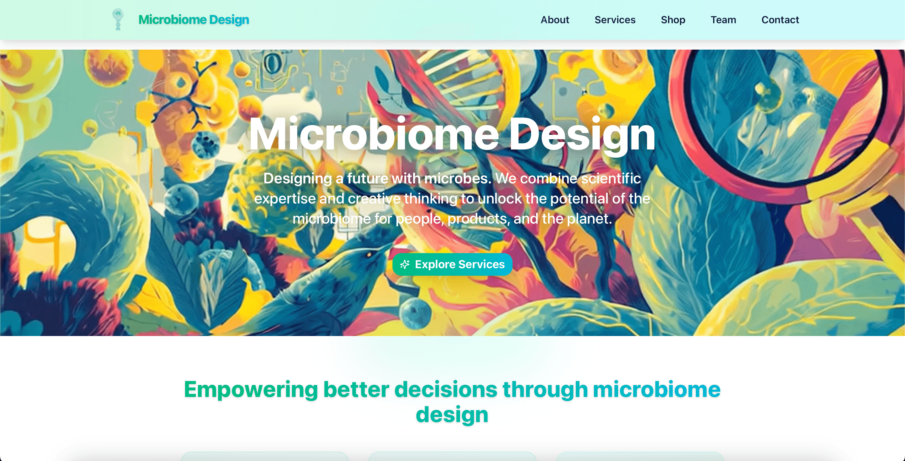 Microbiome Design